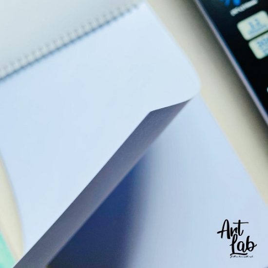 كراسة رسم الوان اكريليك A3 بسلك 12 ورقة 300 جرام كيب سمايلينج