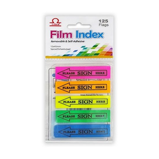 استكر فواصل توقيع فسفوري 45×12 ملم 5 الوان