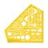 Geometric Stencil, Electrical Shapes, Drawing Size 1.50, Isomars