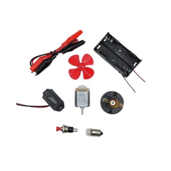 Educational Electric Circuit kit 8 Pieces with Fan Educational Electric Circuit kit 8 Pieces with Fan