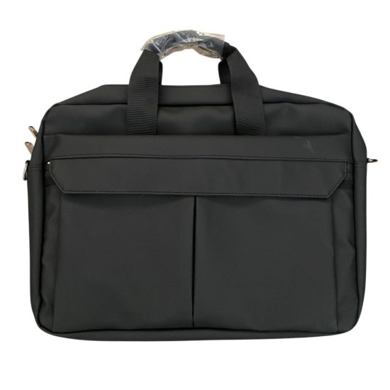 Laptop Bag With Two Zippered Pockets 29x40 cm Black Laptop Bag With Two Zippered Pockets 29x40 cm Black