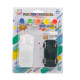 White Ceramic Car Model With Paints and a Brush White Ceramic Car Model With Paints and a Brush