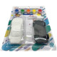 White Ceramic Car Model With Paints and a Brush White Ceramic Car Model With Paints and a Brush