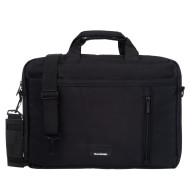 Laptop Bag With Two Large External Pockets and a Zippered Longitudinal Pocket 29x40 cm Black Laptop Bag With Two Large External Pockets and a Zippered Longitudinal Pocket 29x40 cm Black