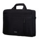 Laptop Bag With Two Large External Pockets and a Zippered Longitudinal Pocket 29x40 cm Black Laptop Bag With Two Large External Pockets and a Zippered Longitudinal Pocket 29x40 cm Black