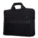 Laptop Bag With Two Large External Pockets and a Zippered Longitudinal Pocket 29x40 cm Black Laptop Bag With Two Large External Pockets and a Zippered Longitudinal Pocket 29x40 cm Black