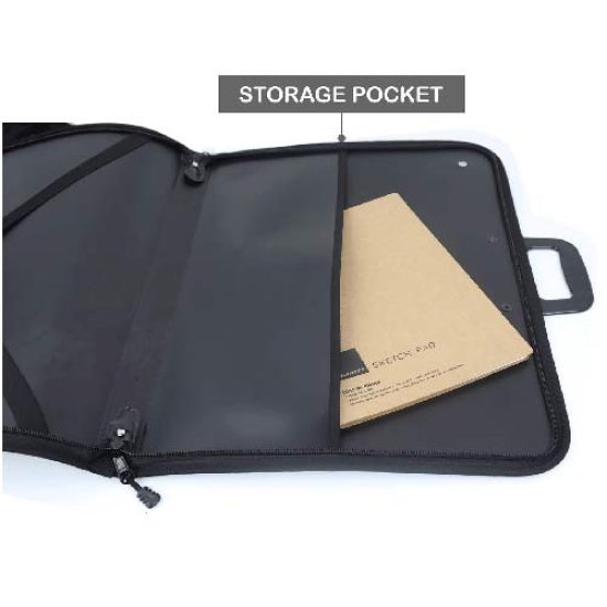 A2 Black Design Bag with Zipper 42 x 59 cm Isomars A2 Black Design Bag with Zipper 42 x 59 cm Isomars