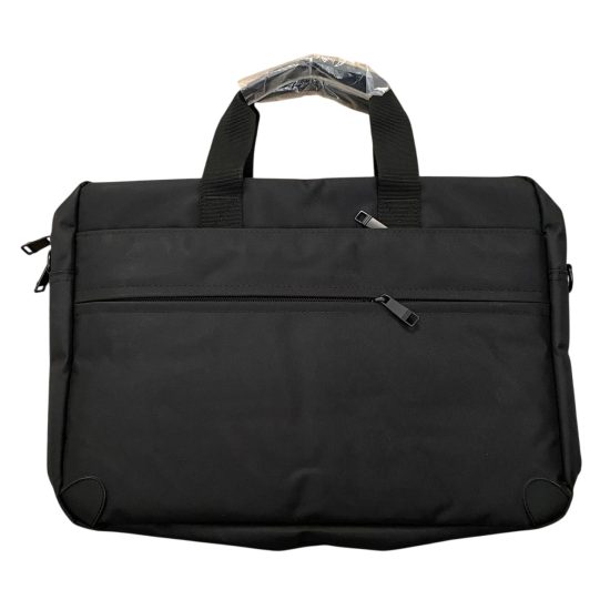 Laptop Bag With 3 Large External Pockets Width of The Bag Zippered 29x40 cm Black Laptop Bag With 3 Large External Pockets Width of The Bag Zippered 29x40 cm Black
