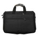 Laptop Bag With 3 Large External Pockets Width of The Bag Zippered 29x40 cm Black Laptop Bag With 3 Large External Pockets Width of The Bag Zippered 29x40 cm Black