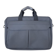 Laptop Bag With Two Zippered Pockets 29x40 cm Gray