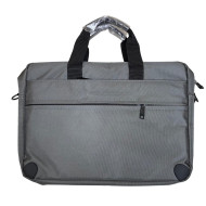 Laptop Bag With 3 Large External Pockets Width of The Bag  Zippered 29x40 cm Gray
