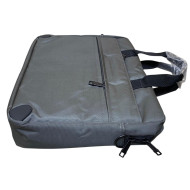 Laptop Bag With 3 Large External Pockets Width of The Bag  Zippered 29x40 cm Gray