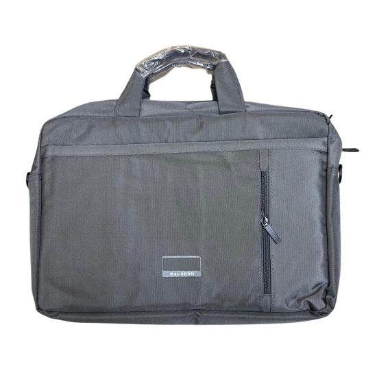 Laptop Bag With Two Large External Pockets and a Zippered Longitudinal Pocket 29x40 cm Gray Laptop Bag With Two Large External Pockets and a Zippered Longitudinal Pocket 29x40 cm Gray