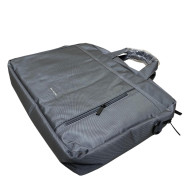 Laptop Bag With Two Large External Pockets and a Zippered Longitudinal Pocket 29x40 cm Gray