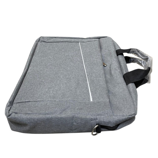 Laptop Bag With External Pockets Zippered 29x40 cm Gray Laptop Bag With External Pockets Zippered 29x40 cm Gray