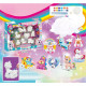 A Set Of Ceramic Figures With Paints and Brushes. Unicorn Shapes A Set Of Ceramic Figures With Paints and Brushes. Unicorn Shapes