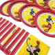 Mickey Mouse Party Plates and Napkins Set Mickey Mouse Party Plates and Napkins Set