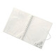 White Wire-Bound Portfolio, 30 Transparent Pockets, A4 Size, With Elastic Closure White Wire-Bound Portfolio, 30 Transparent Pockets, A4 Size, With Elastic Closure