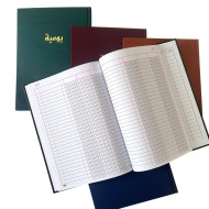  Journal Notebook 3 Fields 100 Sheets 24.5 x 17.5 cm Various Colors
