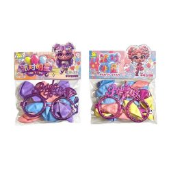 طقم بالونات 15 قطعة ملونة مع نظارة برايد تو بي عدة الوان