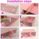 Gift Box Thick Cardboard Foldable With Magnetic Lid Rectangular 33x26x15 cm Pink Gift Box Thick Cardboard Foldable With Magnetic Lid Rectangular 33x26x15 cm Pink
