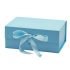 Gift Box Thick Cardboard Foldable With Magnetic Lid Rectangular 39X28X17.5 cm Blue