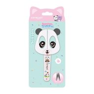 Small Scissors 14 cm, with Protective Cap Panda Design Bounce Buddies KEYROAD