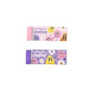 KEYROAD Eraser Pastel Colors Rocky Smiley