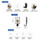 Adhesive Wall Hanger Plastic Marble Pattern Two Pieces Adhesive Wall Hanger Plastic Marble Pattern Two Pieces