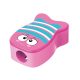 Set of 3 Single Hole Plastic Fish Shaped Sharpeners KEYROAD