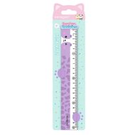 Ruler 20cm KEYROAD Plastic Bounce Buddies Pastel Colors