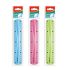 Flexible Transparent Plastic Ruler 20cm KEYROAD Assorted Colors