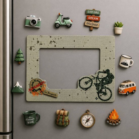 Magnetic Photo Frame Bike 18.5 x 13.5 cm BUSQUETS
