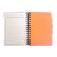 Double-Wire Notebook, English A5, 200 Sheets, with Dividers and Assorted Designs Double-Wire Notebook, English A5, 200 Sheets, with Dividers and Assorted Designs
