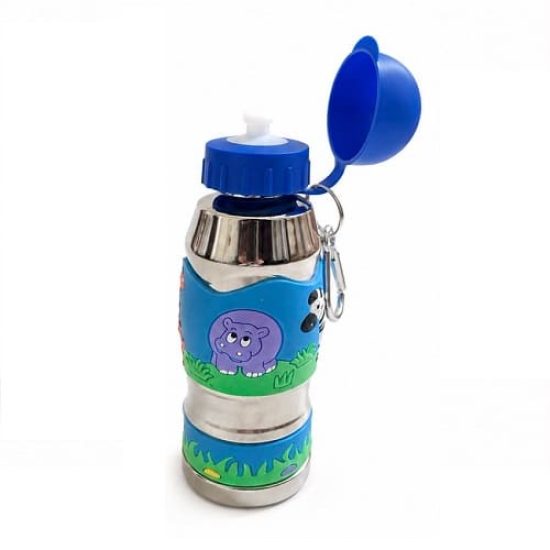 Stainless Steel Water Bottle for Kids, 400 ml, Assorted Designs Stainless Steel Water Bottle for Kids, 400 ml, Assorted Designs