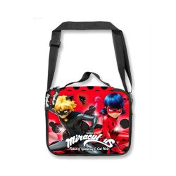 Miraculous Ladybug &amp; Cat Noir Black Lunch Bag