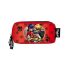 Lady Bugs Pencil Case with two zippers Red dotted 