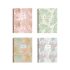 KESKIN A6 Spiral-Bound Notebook, Ruled, 50 Sheets, Floral Cover