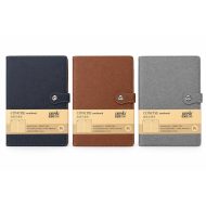 Business Notebook With Magnetic Closure Premium Leather B5 size Various Colors 80gsm Cream Paper
