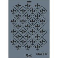 Stencil Of Artwork 25 x 35 cm RICH 549