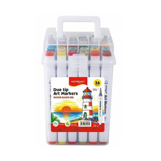 Duo tip Art Markers KEYROAD 36 Colors Duo tip Art Markers KEYROAD 36 Colors