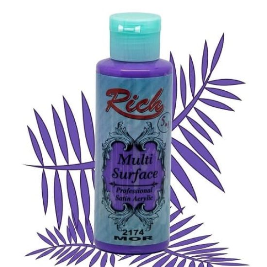 Multi Surface Professional Satin Acrylic Safir Blue 2194 RICH 130 ml Multi Surface Professional Satin Acrylic Safir Blue 2194 RICH 130 ml