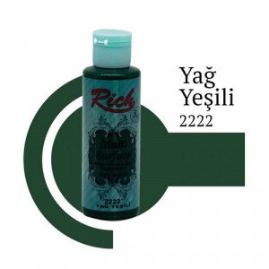 Multi Surface Paint Oil green 2222 RICH 130 ml