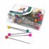 Sewing Pins With Colored Plastic Head