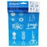 Silk Screen Stencil Sewing tools PEBEO 8.25 X 6 inch Silk Screen Stencil Sewing tools PEBEO 8.25 X 6 inch