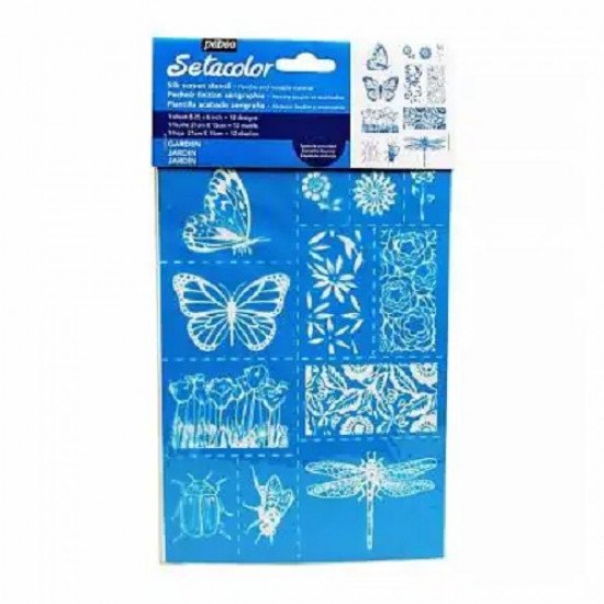 Silk Screen Stencil Insects PEBEO 8.25 X 6 inch Silk Screen Stencil Insects PEBEO 8.25 X 6 inch