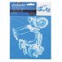 Silk Screen Stencil Bicycle PEBEO 8.25 X 6 inch Silk Screen Stencil Bicycle PEBEO 8.25 X 6 inch