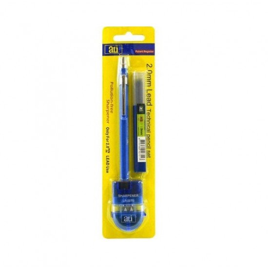 Mechanical Pencil Set With Sharpener 2.0 mm Mechanical Pencil Set With Sharpener 2.0 mm