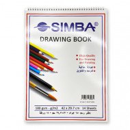 Drawing Book Sketch White Paper A3 SIMBA 14 Sheets 180 gsm 