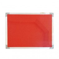 Bulleting Bored 90x120cm 2 Face Foam And Fabric Red